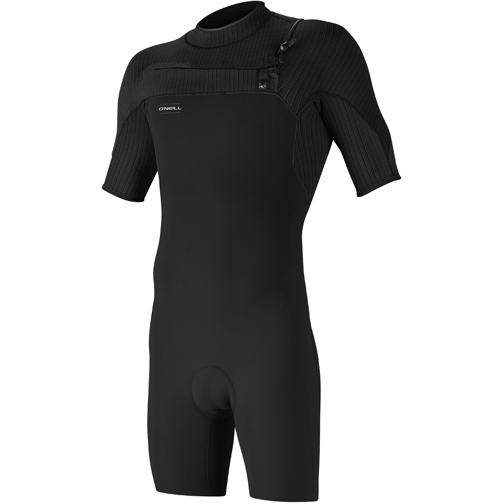 2026 O'Neill Mens Hyperfreak 2mm Chest Zip Shorty Wetsuit 5495 -.. Black